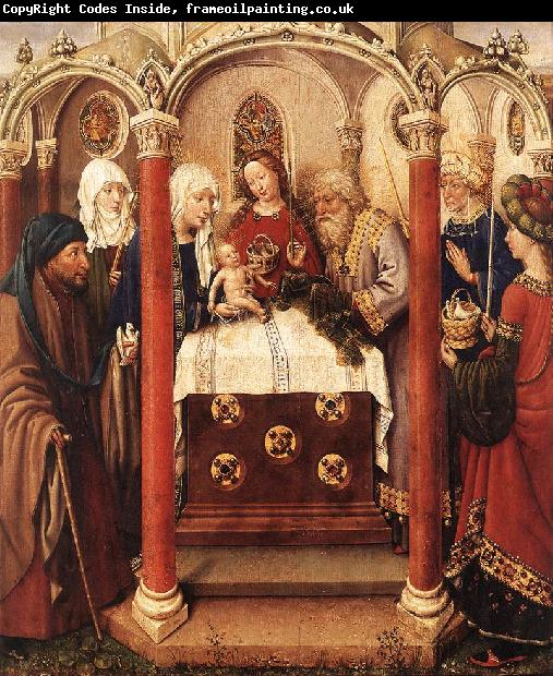 DARET, Jacques Altarpiece of the Virgin inx